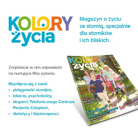 Magazyn o życiu ze stomią, dedykowany dla stomików<br/>i ich bliskich.