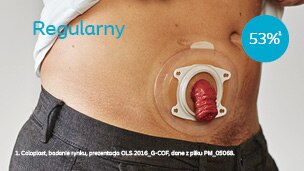 Colostomy 2-piece click closed