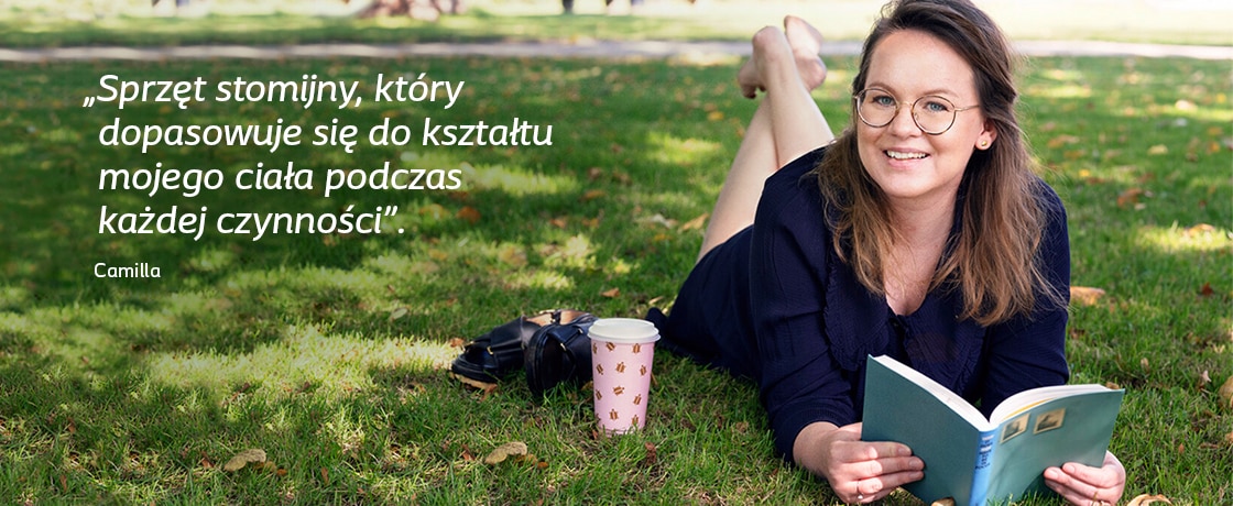 Camilla - Sprzęt stomijny, który dopasowuje się do kształtu mojego ciała side